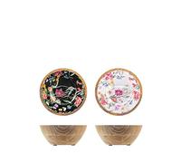 H&H Caroline - Copa de madera, 15 cm, flores, primavera