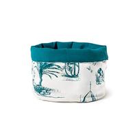 H&H cesta redonda pan algodón/poliéster indio verano 16 cm