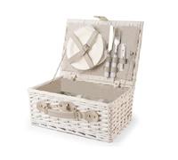 H&H Cestino Picnic Bianco Cm36X26Xh16