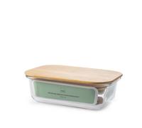 H&H Contenedor De Vidrio Con Tapa Y Junta De Silicona Rectangular