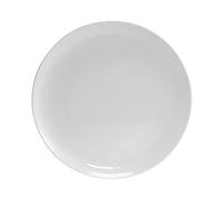 H&H Coupé Plato Redondo Bone China, Blanco, 32 cm