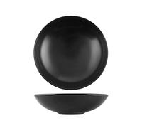 H&H Denver 6 platos hondos de Cerámica STW Negro 20 Cm