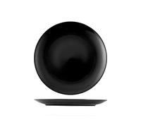 H&H Denver 6 Platos para postre Cerámica Negro 20 Cm