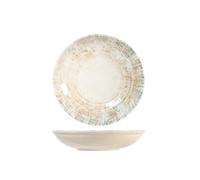 H&H Eris Plato Multiuso De Porcelana, 25Cm, Multicolor