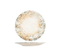 H&H Eris Set 6 Piatti Piani In Porcellana, 27Cm