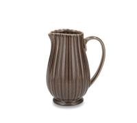 H&H Jarra Lotus De Cerámica En Color Marrón 0,8 L
