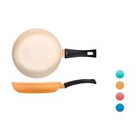H&H Joyful - Sartén antiadherente de aluminio, 22 cm, color verano