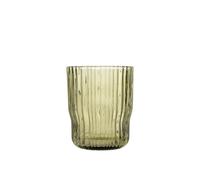 H&H Juego 6 Vasos Lyric Vidrio Artesanal Verde 28 Cl