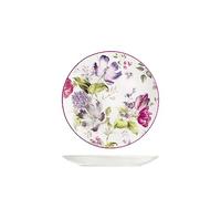 H&H Juego de 12 platos de fruta madam de porcelana 20 cm