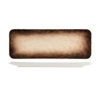 H&H Juego de 3 platos rectangulares Eclipse 30 x 10,5 cm