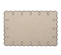 H&H Juego de 4 manteles Individuales para Desayuno, 45 x 30 cm, de algodón y Lino Crudo, Elegantes y Naturales, para Mesa rústica o Moderna, se Recomienda Lavar a Mano, no secar