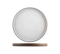 H&H Juego de 4 platos ares de porcelana 27 cm