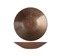 H&H Juego de 6 platos hondos regent bronce glitter 22 cm