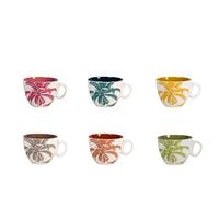 H&H set 6 tazze te Indian Summer assortite cc 220