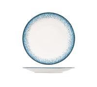 H&H Jupiter Set 6 Piatti Piani In Porcellana, Cm27