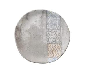 H&H Malaga Set 12 Platos Postre, Stoneware, 20cm