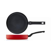 H&H Padella Antiaderente Flame Cm24