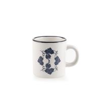 H&H Paquete De 3 Tazas De Café Provence cc. 100 FANTASÍA BLANCA AZUL