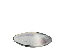 H&H Piatto In Stoneware Crackle - Frutta 20Cm