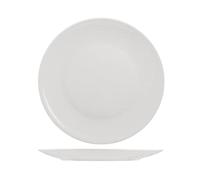 H&H Plato de fruta Coupe Bone China 22 cm, blanco/marfil