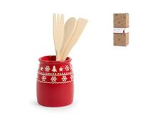 H&h porta cucharones con cucharones de Navidad