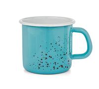 H & H Reactive - Jarra de Hojalata, Esmaltado, Color Azul, 10 cm