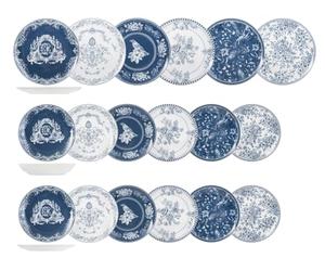 H&H Servizio Tavola 18 Pezzi Chelsea Garden