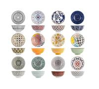 H&H Set 12 Ciotoline Tonde Mix&Match Assortite Cm 12