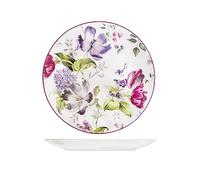 Set 12 Platos Pisos H&h Señora Ø27cm de Porcelana