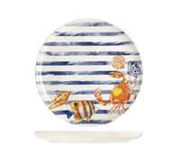 H&h set 12 piatti piani playa cm26