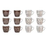 H&H Set 12 Tazze Caffe Michelle In New Bone China Cc100