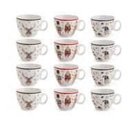 H&h set 12 tazze t noel cc220