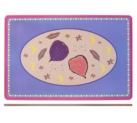 H&H Set 2 Tovagliette Gipsy In Sughero Decoro Frutta Cm 43x28