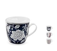 H&H Set 3 Mug Sakura Con Coperchio e Datario Cc 740