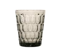 H&H set 6 bicchieri Blow in vetro grigio cl 32