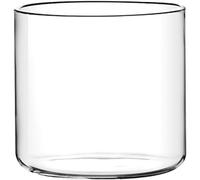 H&H Set 6 Bicchieri Fusion In Vetro Borosilicato Trasparente Cc 300