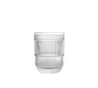 H&H Hydra - Juego de 6 vasos de cristal, transparente, 22 cl