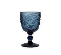 Set H&H Nuevo Atlántico 6 Copas De Vidrio Azul 30cl