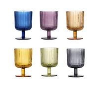 H&H set 6 calici Lyric assortiti cl 26