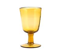 H&h set 6 calici saturno in vetro ambra cl 28