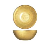 H&H Set 6 Ciotole Regent Oro Glitter Cm22