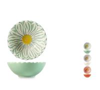 H&H Set 6 Ciotoline Coupe Fiore in Ceramica Cm 16