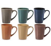 H&H Set 6 Mug Tierra Assortite Cc 300