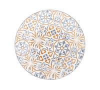 H&H Set 6 Piatti Fondi Capri In Stoneware Cm21