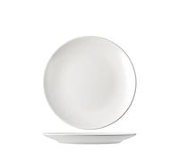 H&H Set 6 Piatti In Stoneware Denver Bianco Frutta 20