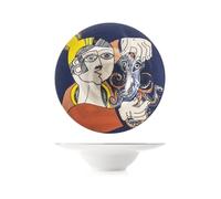 H&h set 6 piatti pasta pablo cm 28