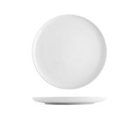 H&H Set 6 Piatti Piani Pearl Bianco In Porcellana Cm27