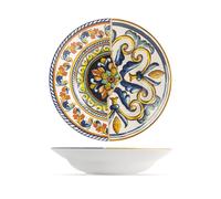 H&H Set 6 Platos Para Pasta En Cerámica Stoneware Decorado Positano 29,5