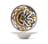 H&H set 6 platos pasta Positano gres cm 27