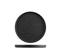 H&H Set 6 platos skin 20,5 cm negro